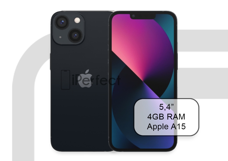 Apple iPhone 13 mini 128GB Éjfekete (AB)