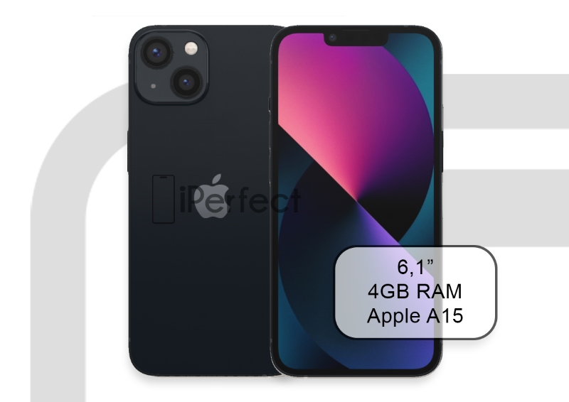 Apple iPhone 13 128GB Éjfekete (A+)