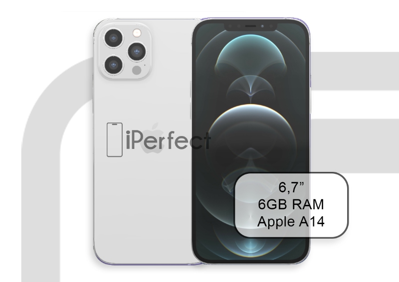 Apple iPhone 12 Pro Max 256GB Ezüst (AB)