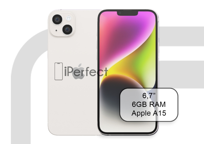 Apple iPhone 14 Plus 128GB Csillagfény (A+)