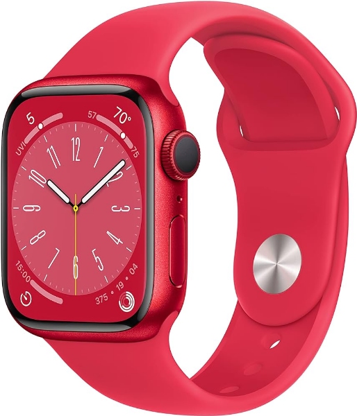 Apple Watch S8 45mm Red Alu. Red Sport Band GPS (A)