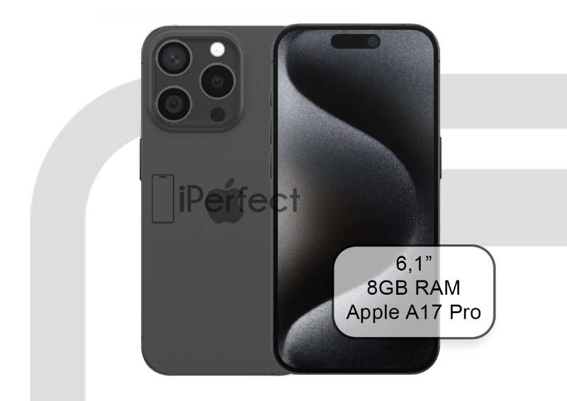 Apple IPhone 15 Pro 256GB Black Titánium (A)