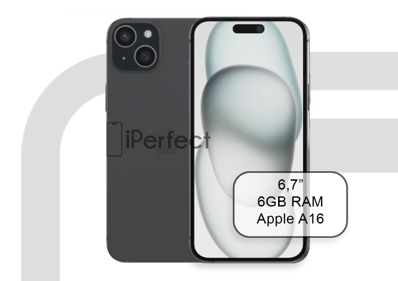 Apple iPhone 15 128GB Fekete (AB)