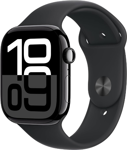 Apple Watch S10 42mm Jet Black AL Black SB M/L GPS