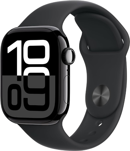 Apple Watch S10 42mm Jet Black AL Black SB S/M GPS