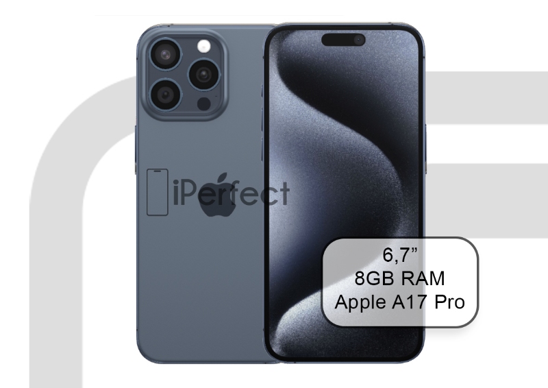 Apple IPhone 15 Pro Max 256GB Blue Titanium (AB)