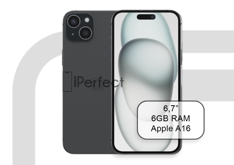 Apple iPhone 15 Plus 256GB Fekete (AB)