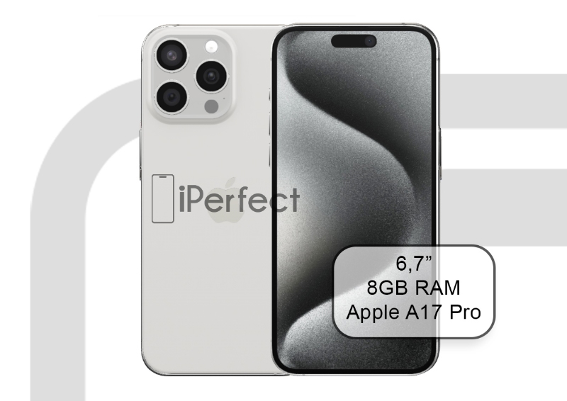 Apple IPhone 15 Pro Max 256GB White Titanium (AB)